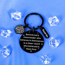 Load image into Gallery viewer, Lucullan Lepole Cheer Coach Gift Cheer Keychain Cheer Coach Appreciation Gifts for Coach

