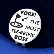 Load image into Gallery viewer, Boss Gifts for Men Golf Ball Marker Bosses Day Gifts for Men Thank You Gift Funny Golf Gifts Stocking Stuffer for Men Gifts for Boss Women Boss Lady Valentines Retirement Birthday Gifts for Boss Men
