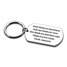 Load image into Gallery viewer, Thank You Gifts for Women Men Funny Keychain Employee Appreciation Gifts Valentines Day Gifts for Coworkers Best Friend Going Away Gift for Coworker Bestie Gifts Sarcastic Gifts for Boss
