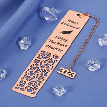 Load image into Gallery viewer, Retirement Gifts for Women 2023 Bookmarks for Book Lovers Retired Gifts for Men Farewell Gifts for Coworkers Colleague Retirement Gifts for Teacher Thank You Gifts Coach Nurse Appreciation Gifts

