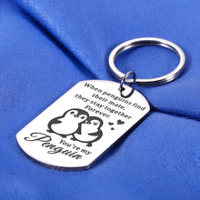 Load image into Gallery viewer, Lucullan Lepole Cute Valentines Gifts for Him Her Keychain Penguin Lovers Gifts for Boyfriend Girlfriend Birthday Gifts Wife
