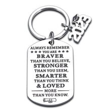 Load image into Gallery viewer, 2023 Graduation Gifts for Her Him Inspirational Keychain Valentines Gifts for Kids High School College Masters Degree Graduation Gifts for Nurse Gifts for Women Men Senior Medical Student Grad Gift
