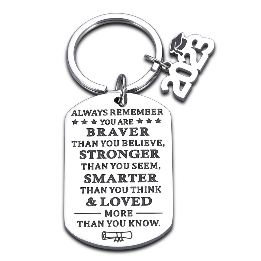 2023 Graduation Gifts for Her Him Inspirational Keychain Valentines Gifts for Kids High School College Masters Degree Graduation Gifts for Nurse Gifts for Women Men Senior Medical Student Grad Gift