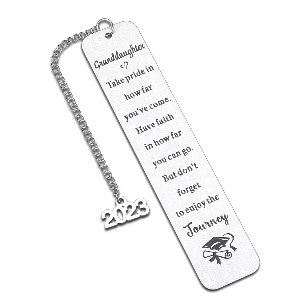 Best Graduation Gifts for Girls Book Marks for Book Lovers Graduation Gifts for Her 2023 College Middle High School Granddaughter Gifts from Grandma Grandpa Inspirational Gifts for Women Master PHD