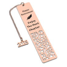 Load image into Gallery viewer, Retirement Gifts for Women 2023 Bookmarks for Book Lovers Retired Gifts for Men Farewell Gifts for Coworkers Colleague Retirement Gifts for Teacher Thank You Gifts Coach Nurse Appreciation Gifts
