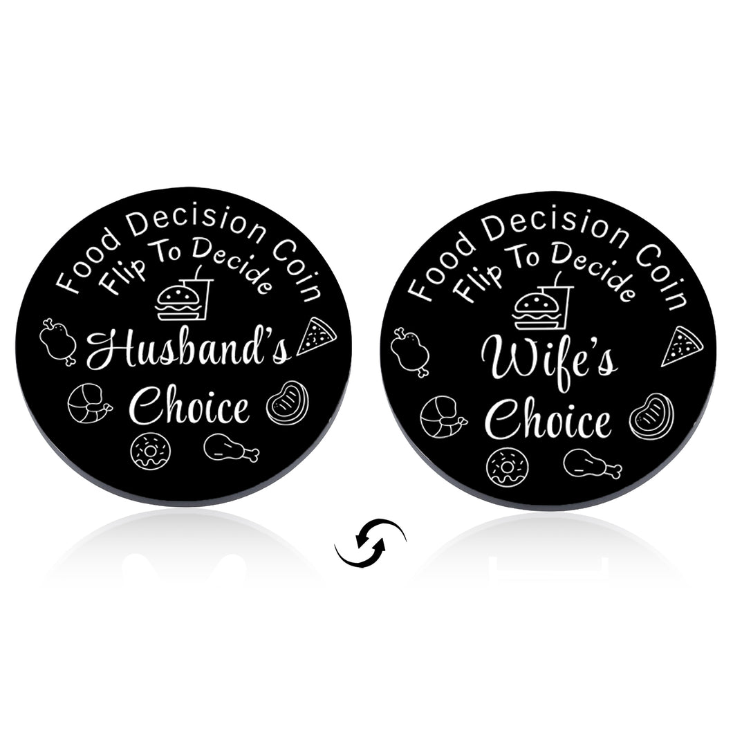 Funny Birthday Gifts for Husband from Wife Decision Maker Christmas Gifts for Him Her Birthday Gifts for Women Men Gifts for Couples Who Have Everything Wife Valentines Day Gifts Double-Sided Coin