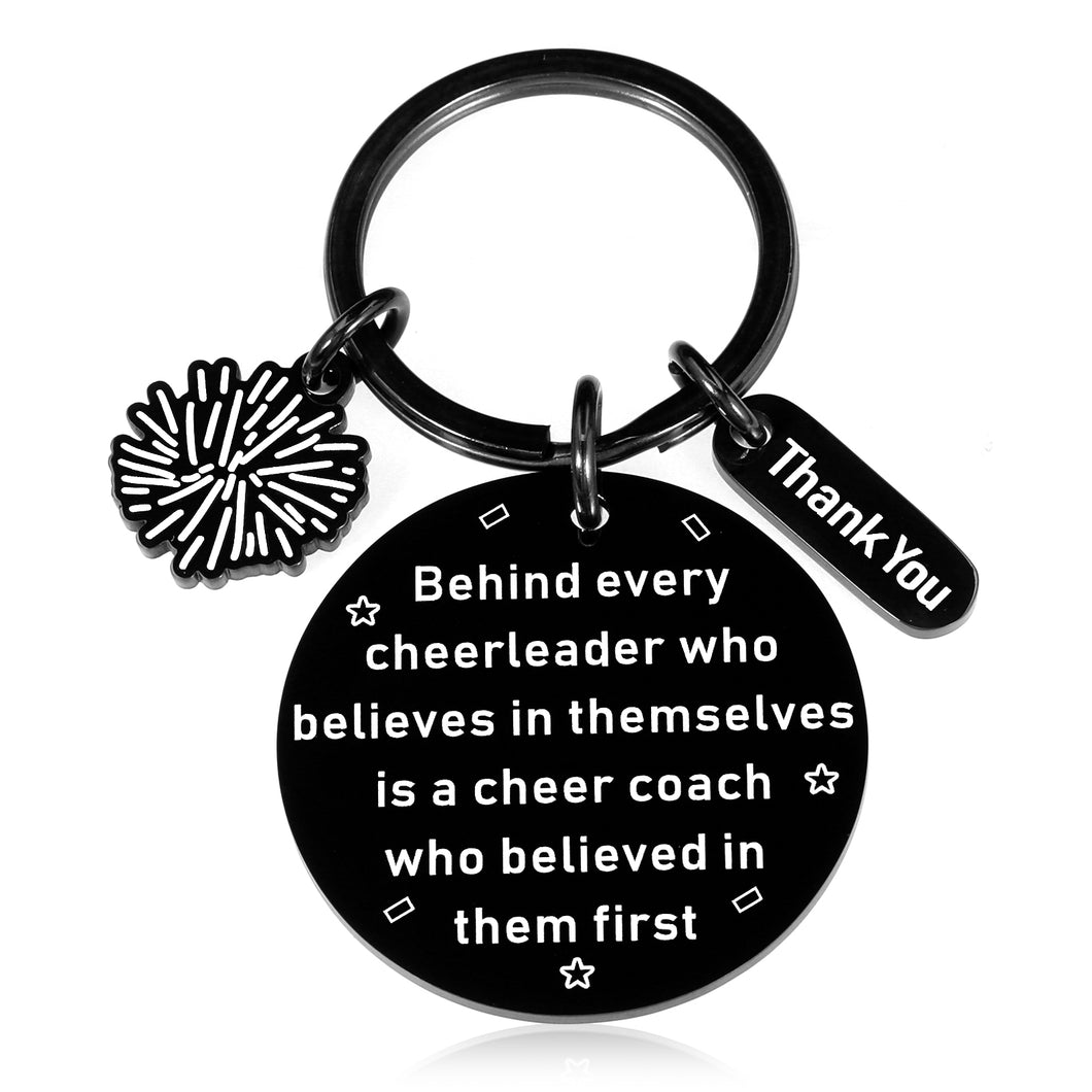 Lucullan Lepole Cheer Coach Gift Cheer Keychain Cheer Coach Appreciation Gifts for Coach