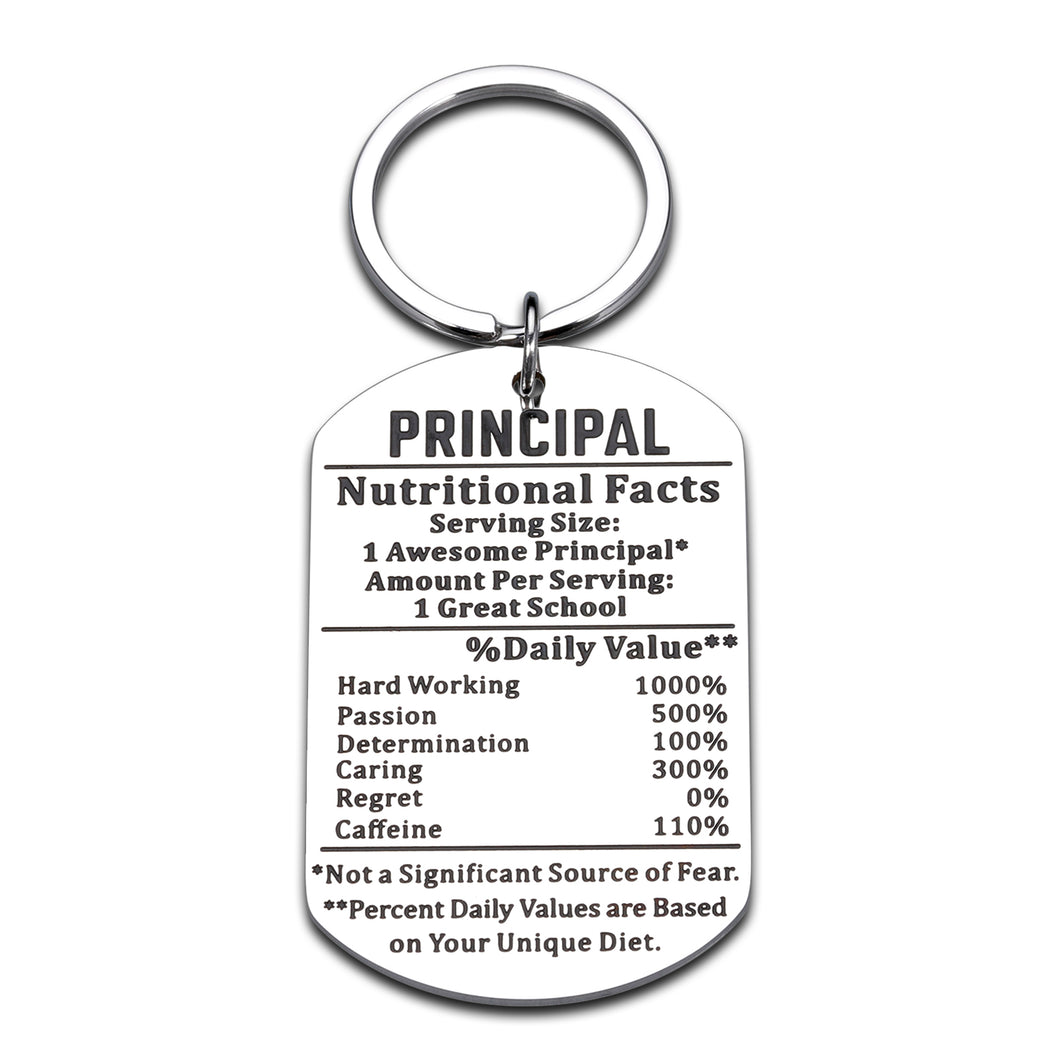 Principal Appreciation Gifts Funny Keychain Principal Gifts Assistant Principal Gifts Thank You Gifts for Women Retirement Gifts for Men Female Male Teacher End of Year Gifts Graduation Christmas