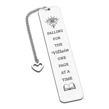 Load image into Gallery viewer, Metal Bookmark for Dark Romance Books Book Lovers Gifts Bookish Gifts for Reader Reading Club Teens Boys Girls Birthday Gifts Cute Bookmarks for Women Mens Valentines Gifts Christmas Stocking Stuffers
