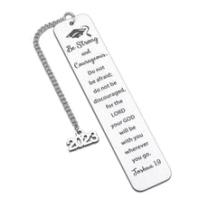 Load image into Gallery viewer, College Graduation Gifts for Her Him Inspirational Bible Bookmark Christian Gifts for Women Men Senior Year Grad Gifts 2023 Graduation Gifts for Boys Girls Daughter Son Best Friends Book Lovers Gifts
