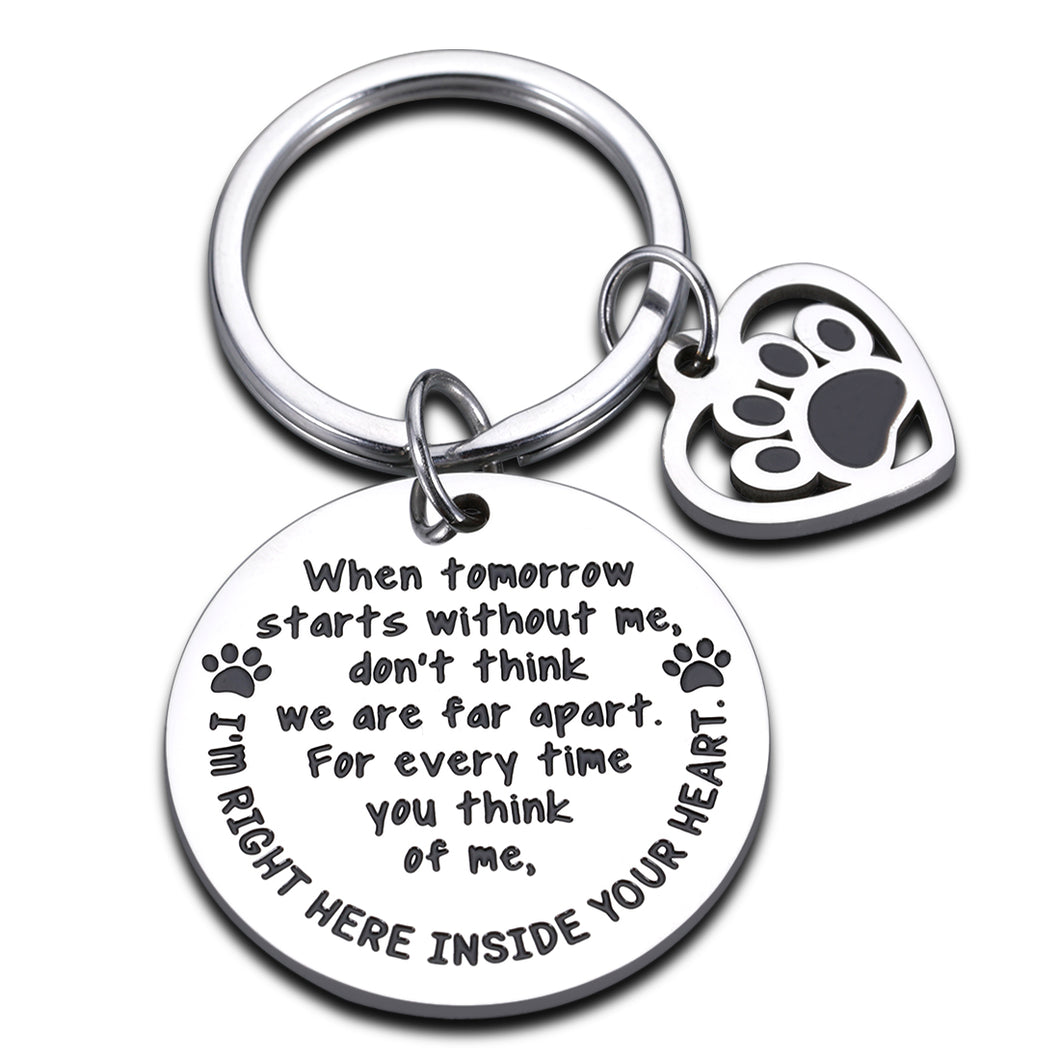 Dog Memorial Gifts for Loss of Dog Cat Remembrance Keychain Pet Memorial Gifts Pet Loss Gifts Dog Memorial Ornament Christmas Cat Memorial Gifts Loss of Dog Cat Sympathy Gifts for Women Men Kids