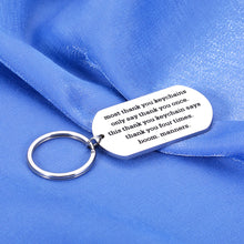 Load image into Gallery viewer, Thank You Gifts for Women Men Funny Keychain Employee Appreciation Gifts Valentines Day Gifts for Coworkers Best Friend Going Away Gift for Coworker Bestie Gifts Sarcastic Gifts for Boss
