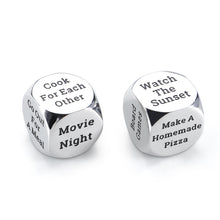 Load image into Gallery viewer, Couples Gifts Funny Gifts for Men Women Decision Dice 11th Anniversary Steel Gifts for Husband Wife Date Night Gifts for Boyfriend Girlfriend Birthday Gifts Christmas Gifts for Him Her Valentines Day
