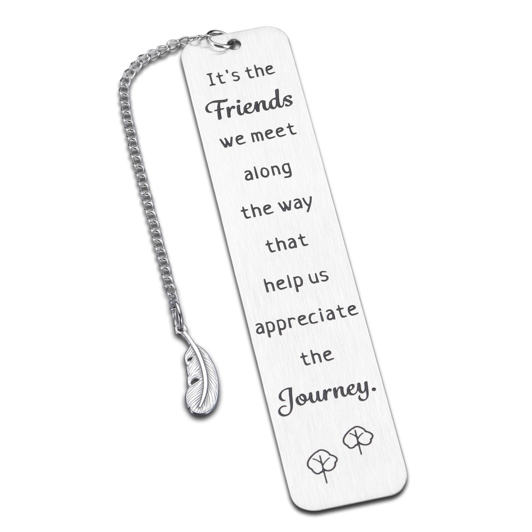 Friend Birthday Gifts for Women Friend Bookmark Book Lovers Gifts Going Away Gifts for Friends Bestie Long Distance Friendship Gifts Best Friend Christmas Gift Graduation Retirement Gifts for Men