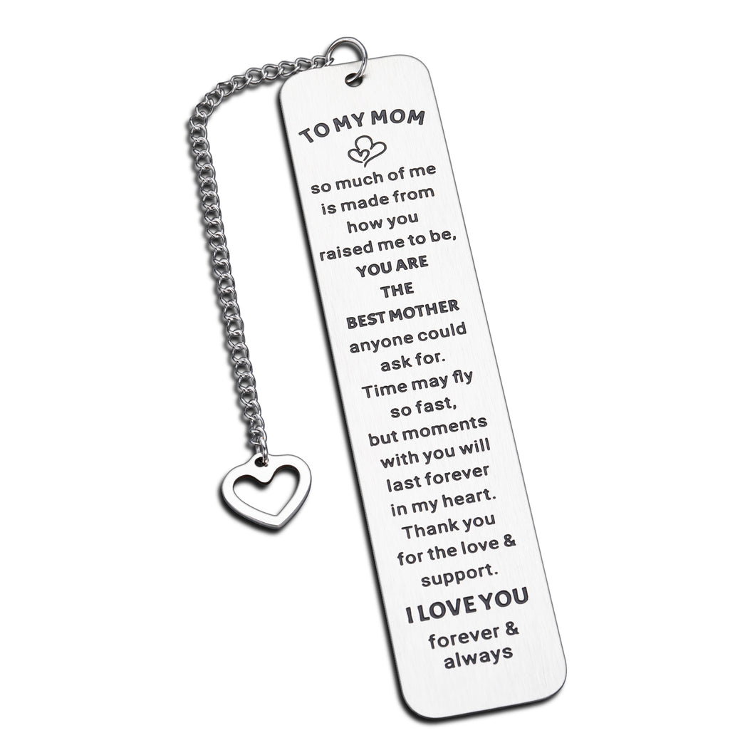 Mom Gifts Mothers Day Gifts from Daughter Son Bookmark Birthday Gifts for Mom Mommy Mother Bonus Mom Gifts New Mom Gifts for Women Mothers Day Gifts for Mother in Law I Love You Gift for Mom from Kids