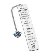 Load image into Gallery viewer, Teacher Gifts for Women Book Marks for Book Lovers Teacher Appreciation Gifts Retirement Gifts for Teacher End of Year Gifts Thank You Teacher Gifts from Student Teacher Graduation Gifts Teachers Day
