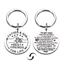 Load image into Gallery viewer, Dad Gifts from Son to My Dad Keychain Dad Birthday Gift Best Dad Ever Gifts Dad Christmas Gifts Valentines Day Bday Present for Father Husband Men Him Papa Gifts for Grandpa Fathwrs Day Gifts for Dad
