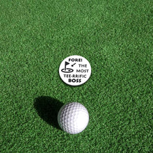 Load image into Gallery viewer, Boss Gifts for Men Golf Ball Marker Bosses Day Gifts for Men Thank You Gift Funny Golf Gifts Stocking Stuffer for Men Gifts for Boss Women Boss Lady Valentines Retirement Birthday Gifts for Boss Men
