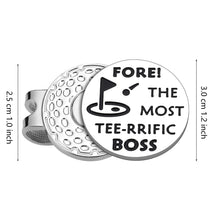 Load image into Gallery viewer, Boss Gifts for Men Golf Ball Marker Bosses Day Gifts for Men Thank You Gift Funny Golf Gifts Stocking Stuffer for Men Gifts for Boss Women Boss Lady Valentines Retirement Birthday Gifts for Boss Men
