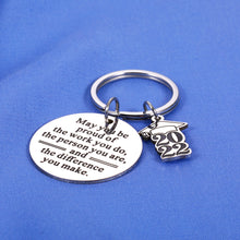 Load image into Gallery viewer, Graduate School Gifts Keychain High School College Graduation Gifts for Her Him 2022 Gifts for Kids Son Daughter from Mom Dad Grad Gift for Nurses Week Gift Ideas for Best Friends Students Girls Boys
