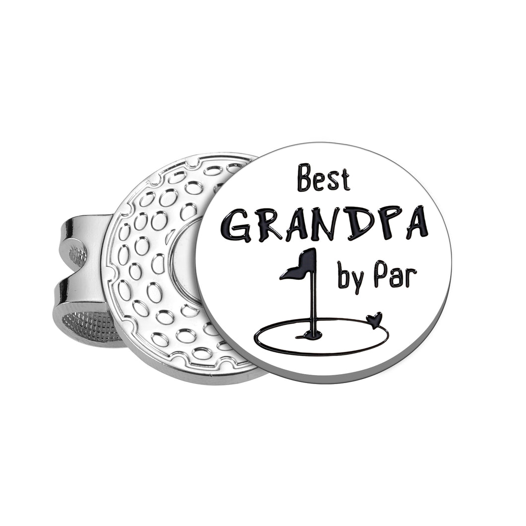 Grandpa Christmas Gifts Best Grandpa Gifts from Grandchildren Birthday Gifts for Grandpa Hat Clip Golf Ball Marker Gifts for Golfers Stocking Stuffers for Men Golf Accessories Valentines Fathers Day