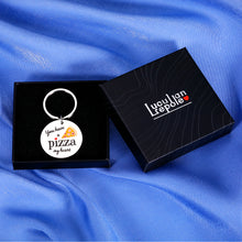 Load image into Gallery viewer, Valentines Day Gifts for Boyfriend from Girlfriend Keychain Wife Anniversary Present for Her Birthday Gifts for Husband Groom Wedding Day Gifts for Bride to Be Fiance Fiancee gifts for him Pizza Lover
