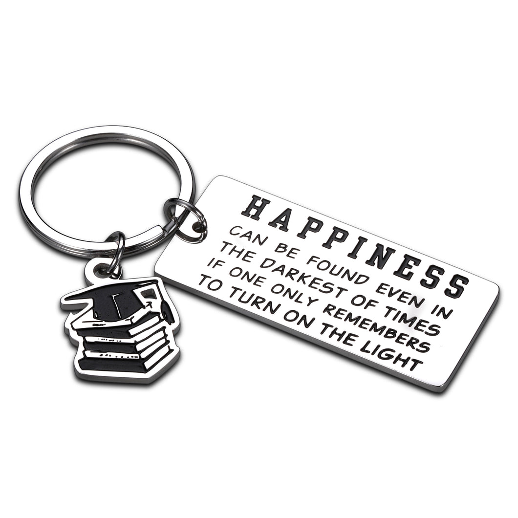 Graduation Gifts for Son Daughter Inspirational Keychain Inspired Harry Potter Lover Him Her Boyfriend Girlfriend Birthday Gift for Women Men Best Fans Friends High School College Graduation Present