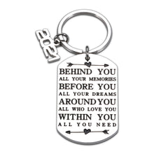 Load image into Gallery viewer, Graduation Gifts Keychains for Women 2021 Graduation Gifts for Him Teen Boy Gifts for Friends Female Inspirational Gifts for Men Graduation Gifts for Her Birthday Gifts for Teen Girls Coming of Age
