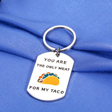 Load image into Gallery viewer, Husband Gifts from Wife Naughty Keychain Funny Valentine Gifts for Husband on Anniversary Present for Boyfriend Gifts for Birthday Soulmate Gifts for Hubby Fiance Lover Taco Gifts from Wifey Fiancee
