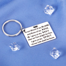 Load image into Gallery viewer, Outlander Gifts for Women Love Keychain for Boyfriend from Girlfriend Wedding Present for Wife Husband Engagement Gift for Bride Groom Fiance Fiancee Celtic Wedding Vows for My Sassenach
