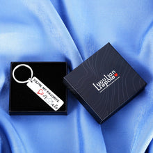 Load image into Gallery viewer, Funny Man Valentines Day Keychain Sweet Christmas Gift for Husband Boyfriend Hubby from Wife Girlfriend Wifey Her Him Anniversary Birthday Wedding You’re My Favorite Keychain Gifts Keyring
