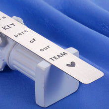 Load image into Gallery viewer, Thank You Gifts for Coworkers Bookmark for Women Men Employee Appreciation Gifts for Boss Leader Manger Farewell Mentor You are A Key Part of Our Team Gifts for Staff Coach Teacher Retirement Gifts
