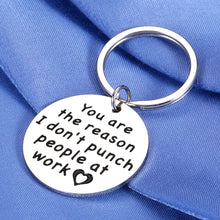 Load image into Gallery viewer, Funny Coworker Gifts Employee Christmas Gifts Keychain Thank You Gifts for Women Stocking Stuffers for Men Boss Gifts Teacher Appreciation Gifts Going Away Gifts Promotion Gifts for Colleague Friends
