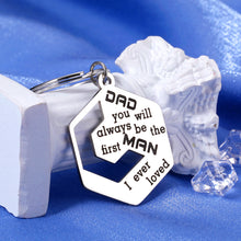 Load image into Gallery viewer, Fathers Day Present for Dad Birthday Gifts Keychain Dad Gifts from Daughter Wedding Day Father of The Bride Gifts for Daddy Papa Padre Poppy Grandpa Gifts from Kids Son New Dad Gifts for Men Him
