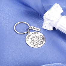 Load image into Gallery viewer, Thank You Gifts for Boss Male Gift Keychain for Boss Woman Retirement Gifts for Men Boss Christmas Gifts for Mentor Leader Boss Lady Gifts for Women Birthday Valentines Present for Supervisor Him Her

