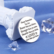 Load image into Gallery viewer, Long Distance Gifts Pocket Hug Token Christmas Gifts for Teenage Girls Boys Birthday Gifts for Friends Female Inspirational Gifts for Women Men Graduation Gifts Bestie Gift Lockdown Coin Double-Sided
