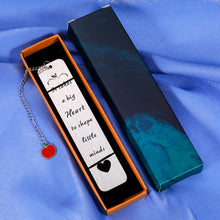 Load image into Gallery viewer, Teacher Appreciation Gifts for Book Lovers Bookmark for Kids Girls Boys Teacher Birthday Gifts for Coach Retirement Present for Tutor Principal Teachers Day Gifts for Friends Female with Charm Chain
