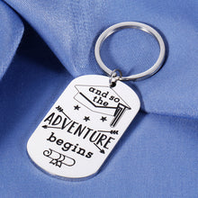 Load image into Gallery viewer, Grad Gift for Her Him 2021 Inspirational Keychain for Boys Girls Women Men Senior High School College Grad Sister for Son Daughter Niece from Mom Dad Aunt for Nurse Student Best Friend PHD
