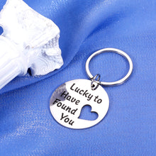 Load image into Gallery viewer, Keychain for Boyfriend Gifts from Girlfriend Valentines Day Gifts for Him Her Couples Gifts for Husband and Wife Christmas Gift Ideas for Women Birthday Gifts for Men Hubby Wifey Gifts Anniversary
