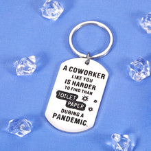 Load image into Gallery viewer, Xmas Gifts for Coworkers Funny Keychain Christmas Gifts for Colleagues Male Thank You Gifts Farewell Gifts for Friend Woman Birthday Going Away Gift for Coworker Leaving Gifts Appreciation Gifts

