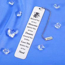 Load image into Gallery viewer, Grad Gifts for Teens Inspirational Bookmarks for Book Lovers Class of 2023 Graduation Gifts for Teen Girls Boys Women Men Stocking Stuffers for Adults Graduate Gifts for Daughter Son from Mom Dad
