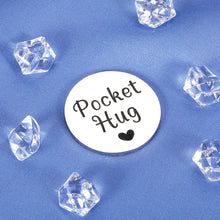 Load image into Gallery viewer, Long Distance Gifts Pocket Hug Token Christmas Gifts for Teenage Girls Boys Birthday Gifts for Friends Female Inspirational Gifts for Women Men Graduation Gifts Bestie Gift Lockdown Coin Double-Sided
