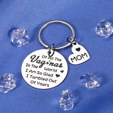 Load image into Gallery viewer, Birthday Gifts for Mom Mothers Day Gifts from Daughter Son Kids Funny Keychain New Mom Gifts for Women First Mothers Day Gifts for Mommy Mama Mother of the Bride Gifts Wedding Christmas Thanksgiving
