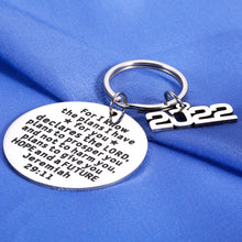 Load image into Gallery viewer, College Graduation Gifts for Her Him Bible Verse Inspirational Keychain High School Senior 2022 Graduates Gifts for Daughter Son Medical Nursing Students Graduation Gifts for Best Friends Teenagers
