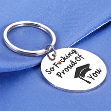 Load image into Gallery viewer, Funny Graduation Gifts for Her Him Class of 2023 Keychain High School College Grad Gifts for Senior Women Men Best Friends Masters Student Graduate Gifts for Son Daughter from Mom Dad Christmas Gifts
