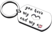 Load image into Gallery viewer, Valentines Day Gifts Naughty Keychains for Boyfriend Husband from Girlfriend Wife Anniversary Couple Gift for Him Her Christmas You Have My Heart Keychain for Women Men Birthday Wedding Keyring
