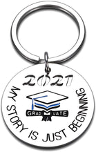 Load image into Gallery viewer, Class of 2021 Graduation Gifts for Him Her Inspirational Keychain for Master Nurses Studetns High School College Seniors Graduates Christmas Present for Boys Girls Daughter Son Grads from Mom Dad
