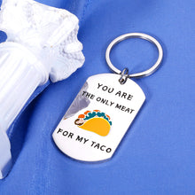 Load image into Gallery viewer, Husband Gifts from Wife Naughty Keychain Funny Valentine Gifts for Husband on Anniversary Present for Boyfriend Gifts for Birthday Soulmate Gifts for Hubby Fiance Lover Taco Gifts from Wifey Fiancee
