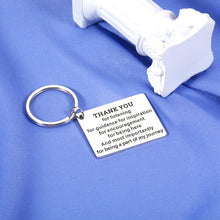 Load image into Gallery viewer, Thank You Gifts for Women Christmas Gift for Boss Mentor Keychain Supervisor Leader Appreciation Present for Boss Lady Coach Teacher Retirement Gifts for Coworkers Leaving Going Away Birthday Keyring

