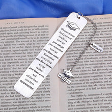 Load image into Gallery viewer, Grad Gifts Inspirational Bookmark for Women Men Class of 2023 Graduation Gifts for College Students Females Male University Middle High School Graduates Best Friends Gifts Christmas Brave Accessory
